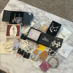 Jewelry Lot of 24 New & Gentle Used